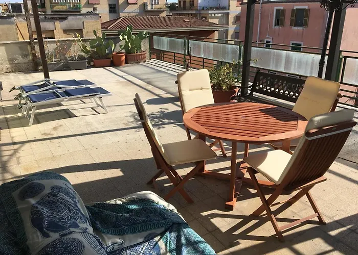 Attico con grande terrazzo